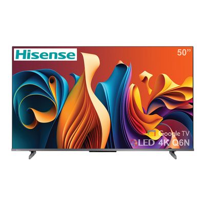 HISENSE TV 50Q6N Google TV 50 Inch 4K UHD QLED 50Q6N 2024